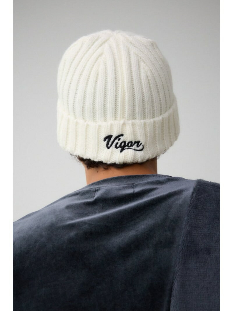 【SALE／30%OFF】AZUL BY MOUSSY ロゴ刺繍リブニットワッチ アズールバイマウジー 帽子 その他の帽子 ホワイト ブラック【RBA_E】