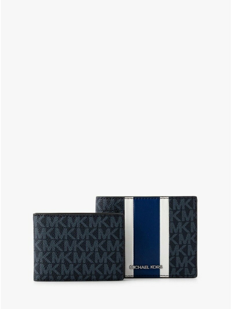 B, C, D, G, J, L, S, T, Z - 【SALE／75%OFF】MICHAEL KORS 3 IN 1 ウォレット BOX セット マイケルコース マイケル・コース 財布・ポーチ・ケース 財布 ブルー【RBA_E】【送料無料】