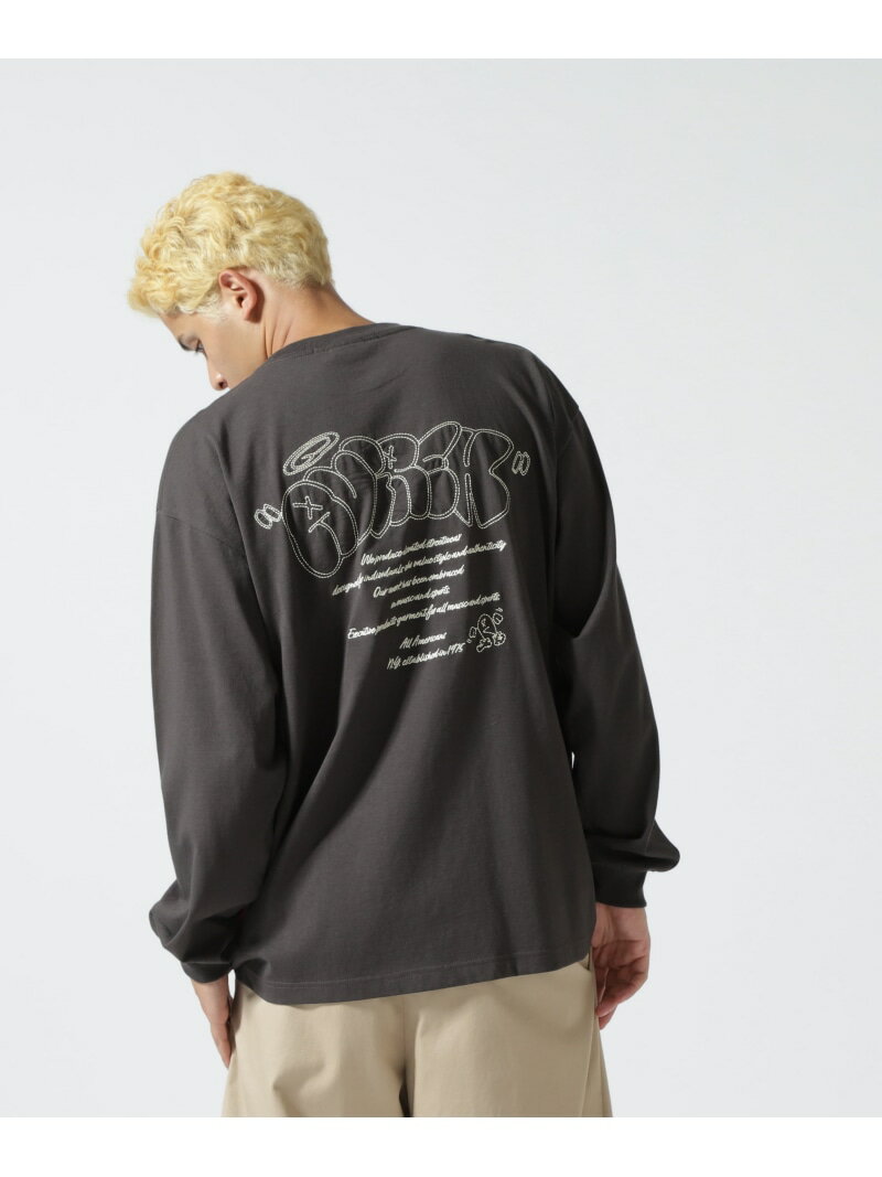 AVIREX 《直営店限定》GRAFFITI EMBROIDERY L/S T-SHIRT アヴィレックス トップス カットソー・Tシャツ..