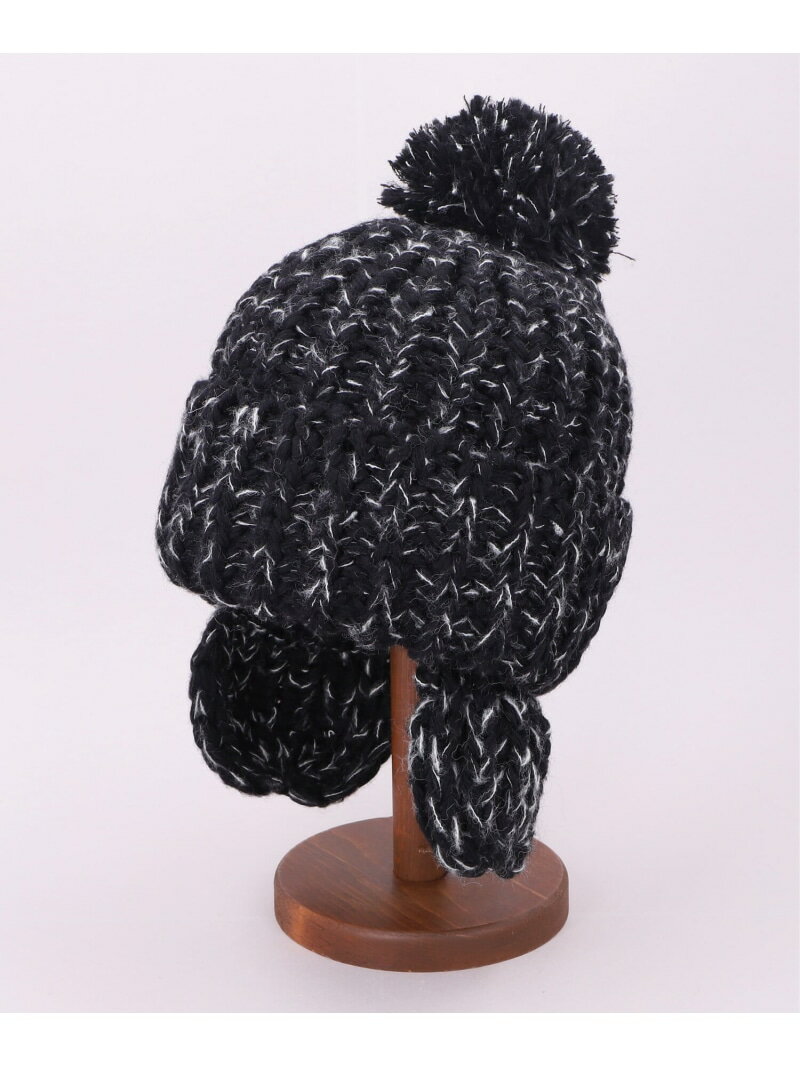 CA4LA SNOW BELL カシラ 帽子 ニット帽・ビーニー ブラック オレンジ ホワイト【先行予約】*【送料無料】