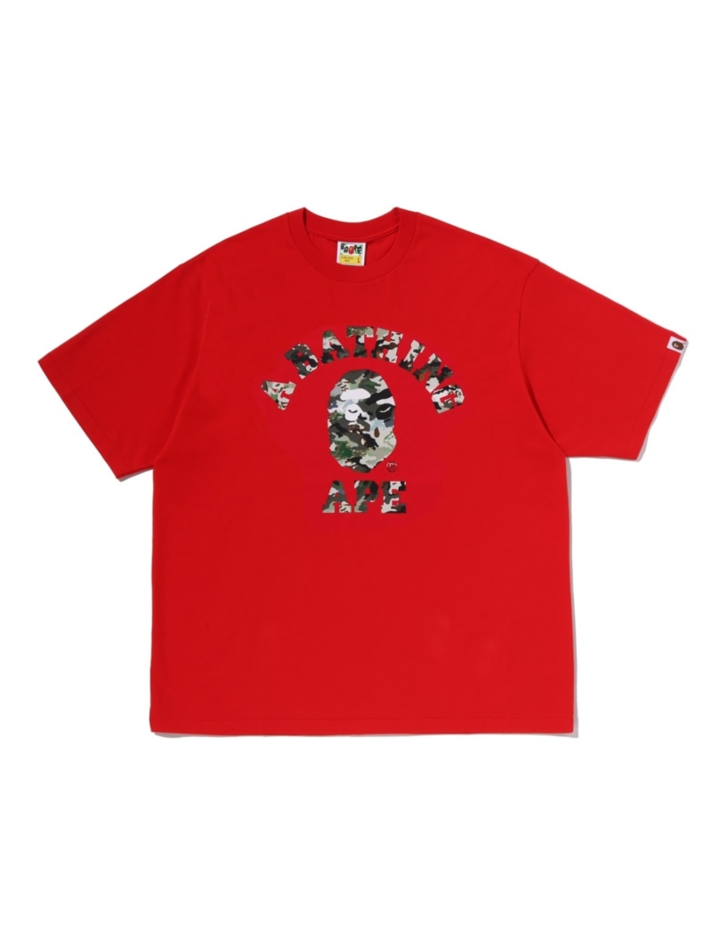 楽天市場】A BATHING APE（カラーレッド）（Tシャツ・カットソー