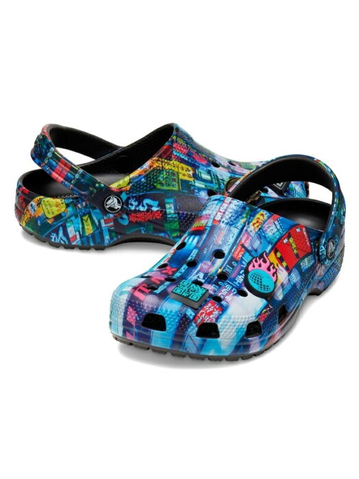 crocs Crocs Classic Cyber Nights Clog (Multi) アトモスピンク シューズ サンダル/ミュール【送料無料】