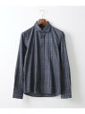 ミッシェルクランオム 洋服（メンズ） 【SALE／20%OFF】MK MICHEL KLEIN homme ドビーチェックシャツ ミッシェルクランオム トップス シャツ・ブラウス ブラック ホワイト【RBA_E】【送料無料】