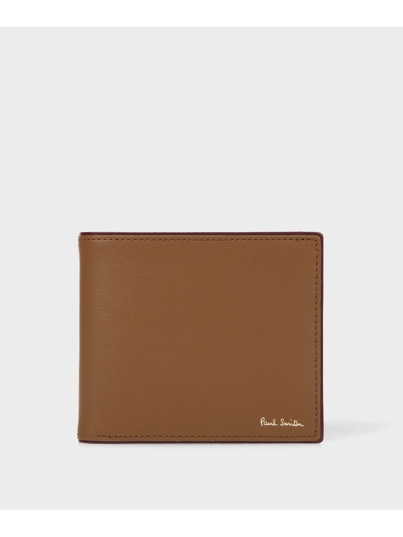 ポール・スミス 二つ折り財布（メンズ） 【SALE／30%OFF】Paul Smith 【公式】シグネチャーストライプエッジ 2つ折り財布 ポール・スミス　アウトレット 財布・ポーチ・ケース 財布 ブラウン イエロー【RBA_E】【送料無料】