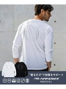 1PIU1UGUALE3 RELAX 1PIU1UGUALE3 RELAX/【リカバリーテックウェア】サークルロゴロングTシャツ シフォン トップス カットソー・Tシャツ ブラック ホワイト【送料無料】