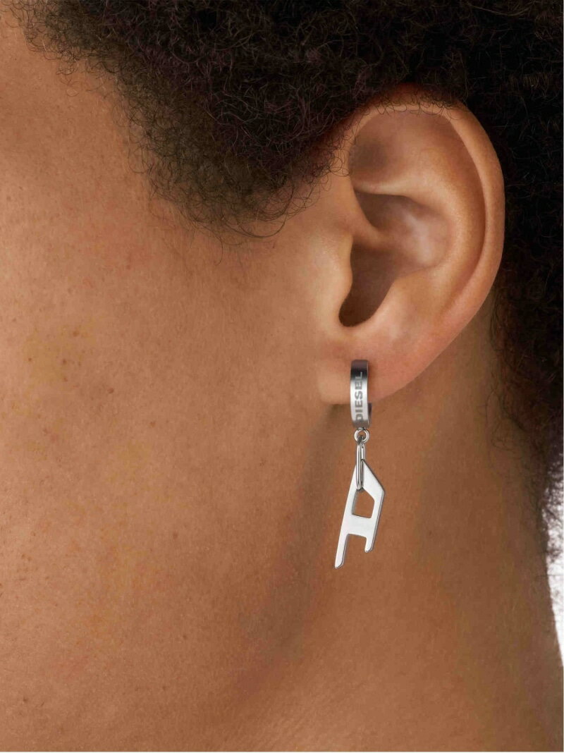 DIESEL ディーゼル アクセサリー メンズ ピアス シルバー DX1336040 ウォッチステーションインターナショナル アクセサリー・腕時計 ピアス シルバー【送料無料】