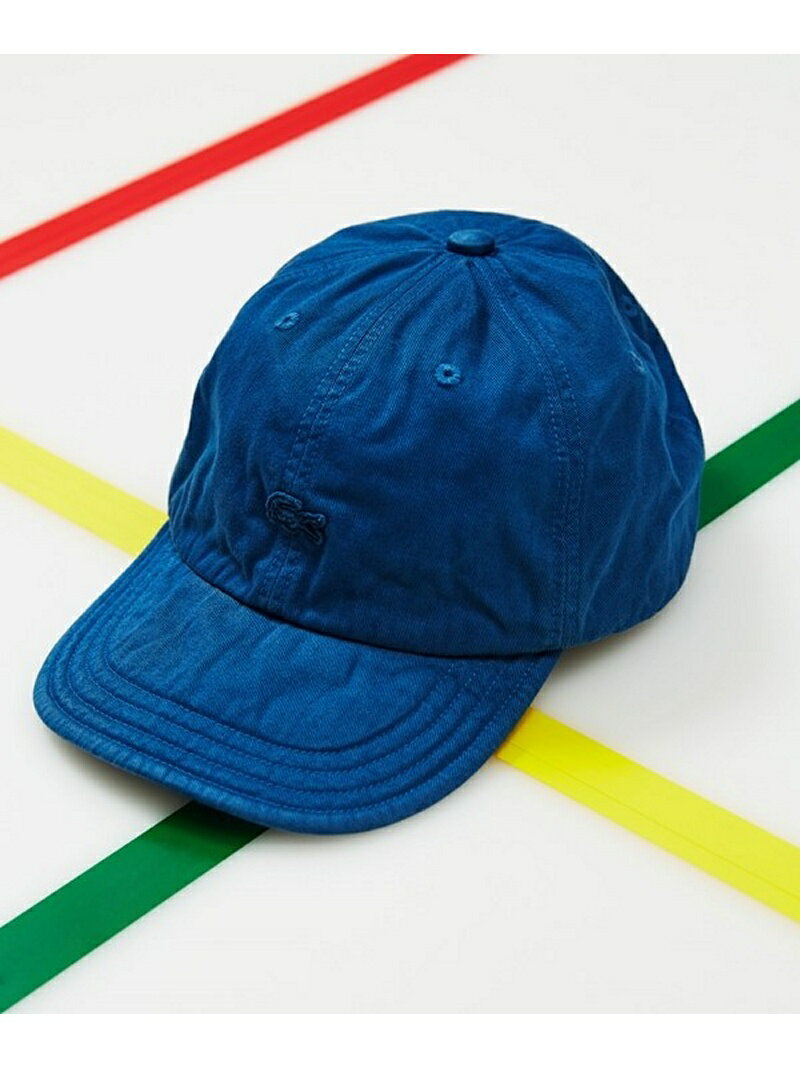 【SALE／40%OFF】LACOSTE 別注ガーメントダイ6パネルCAP ナノユニバース 帽子/ヘア小物【RBA_S】【RBA_E】【送料無料】