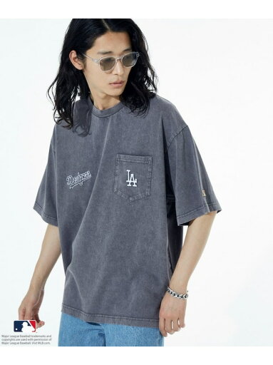 【SALE/40%OFF】FREAK'S STORE MLB フェード加工 ポケット TEE 25SS フリークスストア トップス カットソー・Tシャツ ブルー ネイビー グレー ブラウン【RBA_E】 【SALE/40%OFF】FREAK'S STORE MLB フェード加工 ポケット TEE 25SS フリークスストア トップス カットソー・Tシャツ ブルー ネイビー グレー ブラウン【RBA_E】