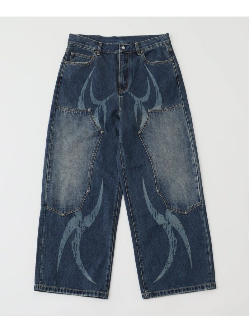 JOINT WORKS SUPPLIER / サプライヤー TRIBAL DOUBLE KNEE BAGGY JEANS ジョイントワークス パンツ ジ..