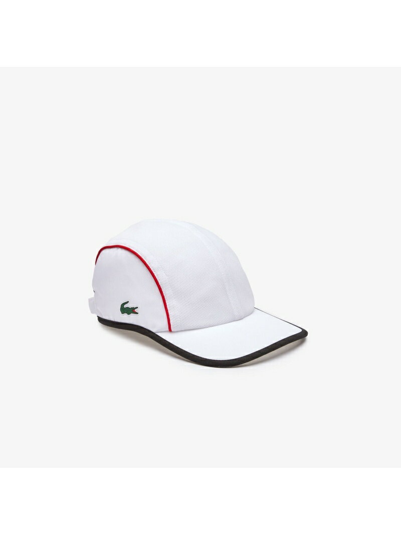 【SALE／30%OFF】LACOSTE メッシュ切り替えアクティブキャップ ラコステ 帽子/ヘア小物 キャップ ブラック ホワイト【RBA_E】【送料無料】