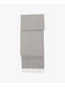 A.P.C. Ambroise 刺繍入りマフラー アー・ぺー・セー ファッション雑貨 マフラー・ストール・ネックウォーマー グレー【送料無料】
