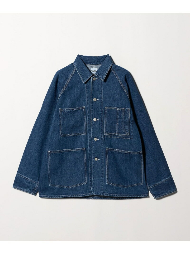 【SALE/10%OFF】California General Store <CGS.>オーガニック コットン デニム カバーオール ジャケット ビューティー&...