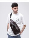 AVIREX VARSITY LEATHER ONE SHOULDER BAG / バーシティーレザー アヴィレックス バッグ その他のバッグ ブラウン ホワイ...