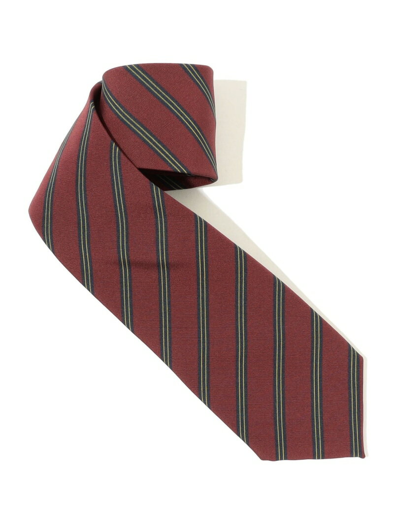 TOMORROWLAND GOODS Atkinsons アイリッシュポプリン レジメンタルストライプネクタイ トゥモローラン..