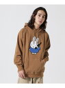 GARDEN TOKYO POP TRADING COMPANY/Pop & Miffy Calling Applique Hooded Sweat ガーデン トップス スウェット・トレーナー ブラウン【送料無料】