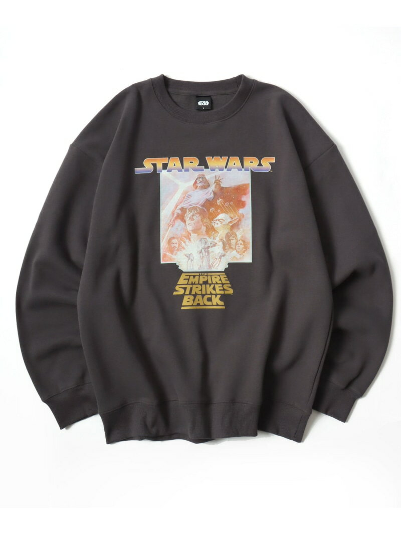 【SALE／3%OFF】Disney トレーナー スウェット オーバーサイズ 裏起毛 メンズ レディース ラザル トップス スウェット・トレーナー ブラック【RBA_E】【送料無料】のサムネイル