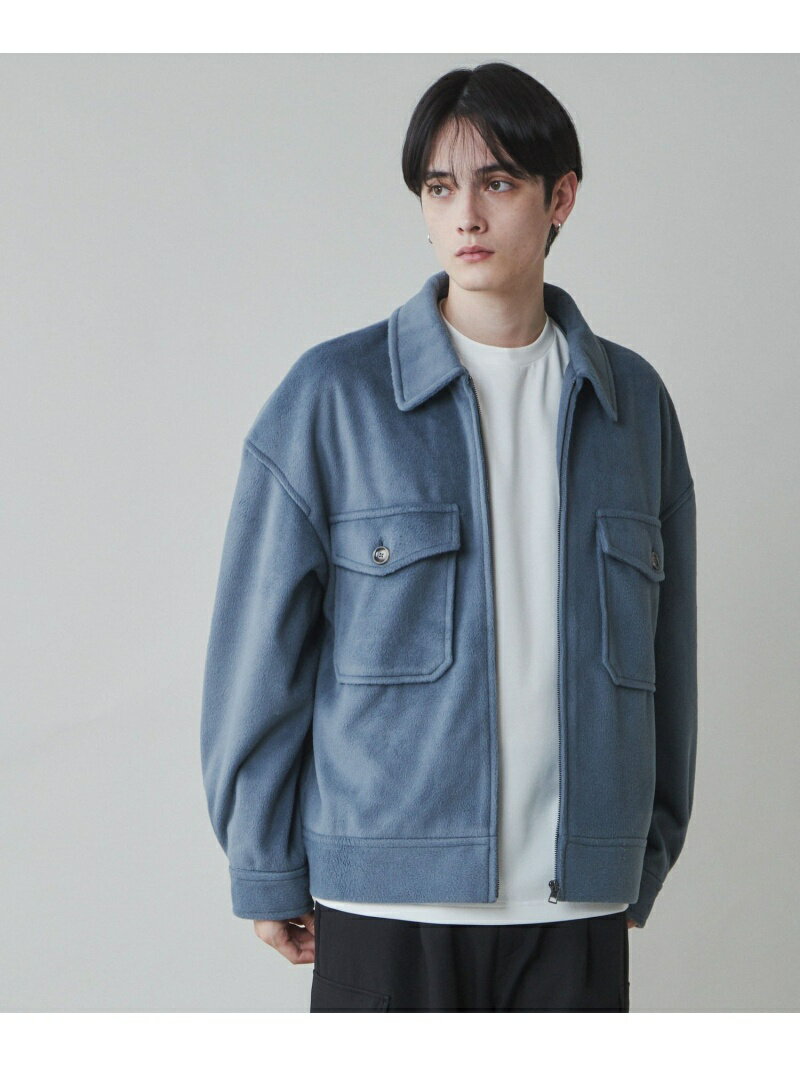 【SALE／33%OFF】WEGO MEN'S ニットメルトン ZIPブルゾン ウィゴー ジャケット・アウター その他のジャケット・アウター ブラウン ブラック ベージュ ブルー【RBA_E】【送料無料】