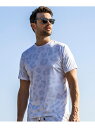 【SALE/30%OFF】1PIU1UGUALE3 RELAX 1PIU1UGUALE3 RELAX シフォン トップス カットソー・Tシャツ ホワイト ブラック【RBA_E】【送料無料】