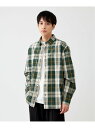 B.C STOCK 【BARBOUR / バブアー】スモール タータンチェック レギュラーカラー シャツ ベーセーストック トップス シャツ・ブラウス グリーン【送料無料】(4)