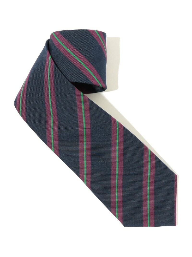 TOMORROWLAND GOODS Atkinsons アイリッシュポプリン レジメンタルストライプネクタイ トゥモローラン..