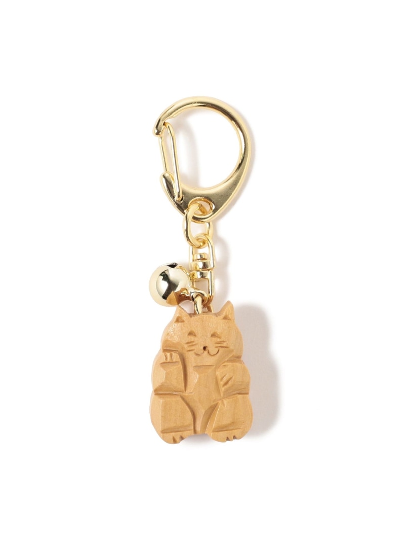 BEAMS JAPAN 竹苑 / 別注 つげ 招き猫 キーホルダー ビームス ジャパン 財布・ポーチ・ケース その他の財布・ポーチ・ケース