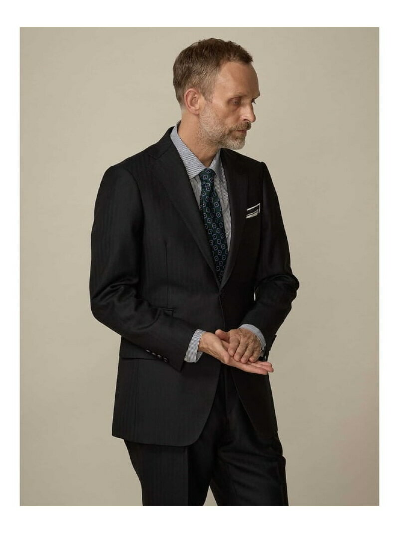 【SALE/30%OFF】Aquascutum MEN 【UK Traditional】Navy Herringbone Suit アクアスキュータム スーツ・...