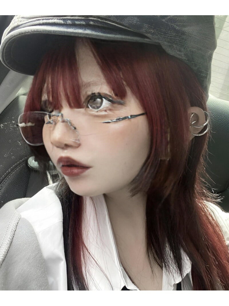 XU 【XU DOG】rimless square sunglasses ネバーマインドザエックスユー／チカシツプラス ファッション..