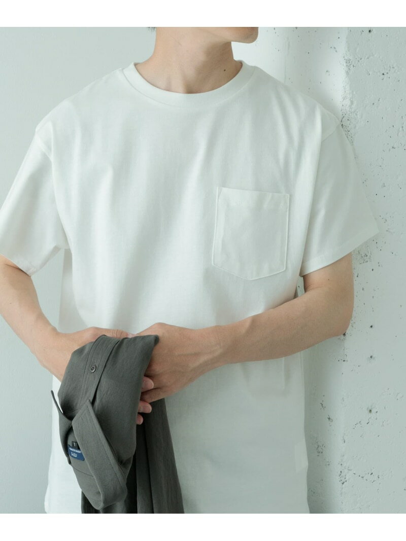 【SALE/70%OFF】URBAN RESEARCH ITEMS 汗染み防止 クルーネック ポケットTシャツ アーバンリサーチアイテムズ トップス カットソー・Tシャツ ブラック ホワイト グレー【RBA_E】