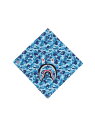 A BATHING APE ABC CAMO SHARK BANDANA ア ベイシング エイプ ファッション雑貨 スカーフ・バンダナ ブルー グリーン ピンク...