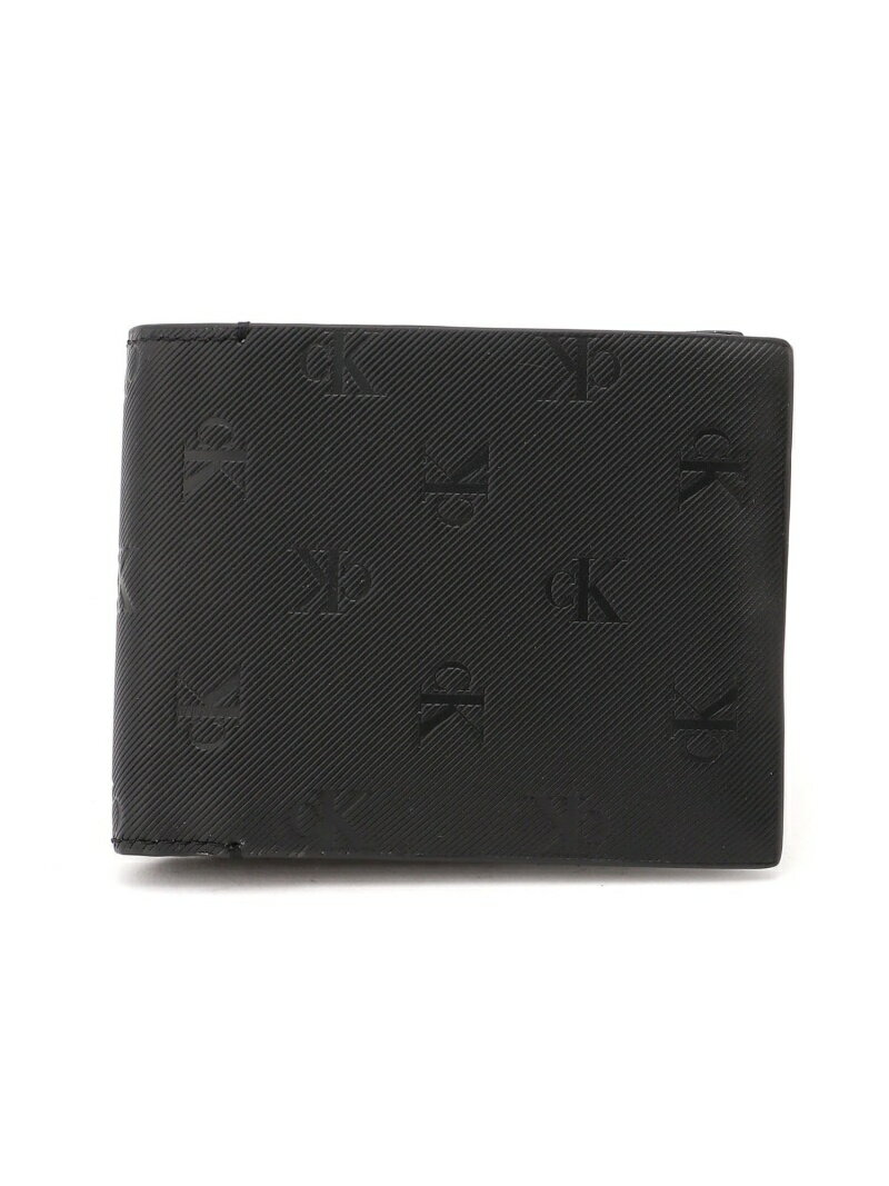 カルバンクライン 名刺入れ（メンズ） 【SALE／50%OFF】Calvin Klein Jeans Accessory (M)【公式ショップ】 カルバンクライン モノグラムバイフォールド カードケース Calvin Klein Jeans Accessory HP2039 カルバン・クライン 財布・ポーチ・ケース 名刺入れ・カードケース ブラック【RBA_E】【送料無料】