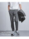 UNITED ARROWS ドビー ノープリーツ スラックス UA COZY -ストレッチ・撥水・ウォッシャブル・防しわ- ユナイテッドアローズ スーツ・フォー...