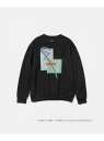 【SALE／70 OFF】UNITED ARROWS BLACK SUN ECLIPSE スウェットシャツ(サタンサーベル) ユナイテッドアローズ アウトレット トップス カットソー Tシャツ ブラック ホワイト【RBA_E】【送料無料】