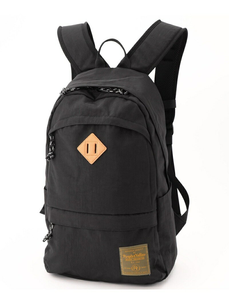激安大特価 Purple&Yellow ポーチ付きバックパック コムサイズム バッグ リュック/バックパック ブラック:Rakuten Fashion Men HOT人気