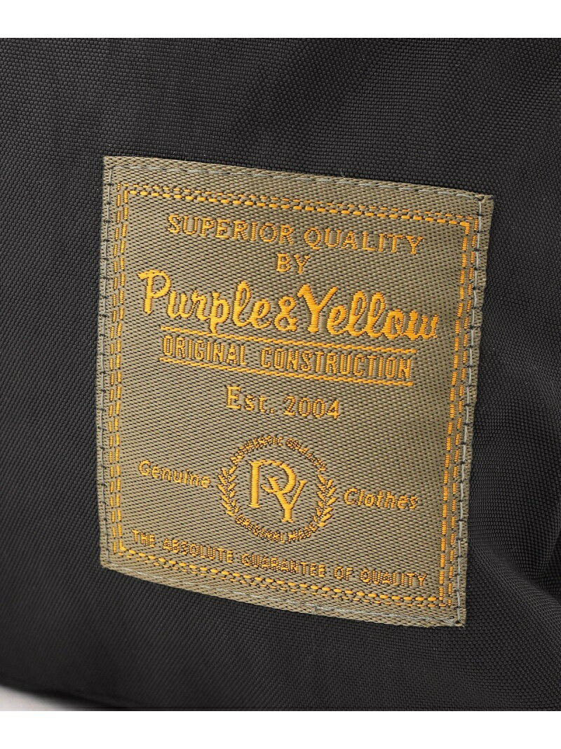 激安大特価 Purple&Yellow ポーチ付きバックパック コムサイズム バッグ リュック/バックパック ブラック:Rakuten Fashion Men HOT人気