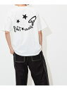 CONVERSE TOKYO 反転FACEロゴTシャツ コンバーストウキョウ トップス カットソー・Tシャツ ホワイト ベージ...