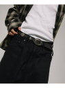 【SALE/30%OFF】FREAK'S STORE デザインバックル コンチョベルト 25SS フリークスストア ファッション雑貨 ベルト ブラック【RBA_...