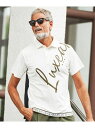 LUXEAKMPLUS LUXEAKMPLUS ゴルフ カーシブロゴ半袖ポロシャツ(吸水速乾 / UVカット) シフォン トップス ポロシャツ ブラック カーキグリーン ホワイト【送料無料】