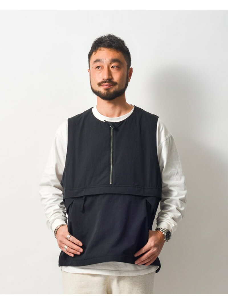 ySALE^40%OFFzSnow Peak (M)TAKIBI Weather Cloth Vest Xm[s[N gbvX xXgEW ubN J[LyRBA_Ezyz