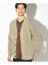 【SALE/50%OFF】UNION STATION メッシュジャガードニットカーディガン メンズ ビギ トップス カーディガン ベージュ ブルー ネイビー【R...