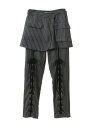 【SALE/50%OFF】Candy Stripper LACE UP LAYERED PANTS キャンディストリッパー パンツ その他のパンツ ホワイト ブラック【RBA_E】【送料無料】