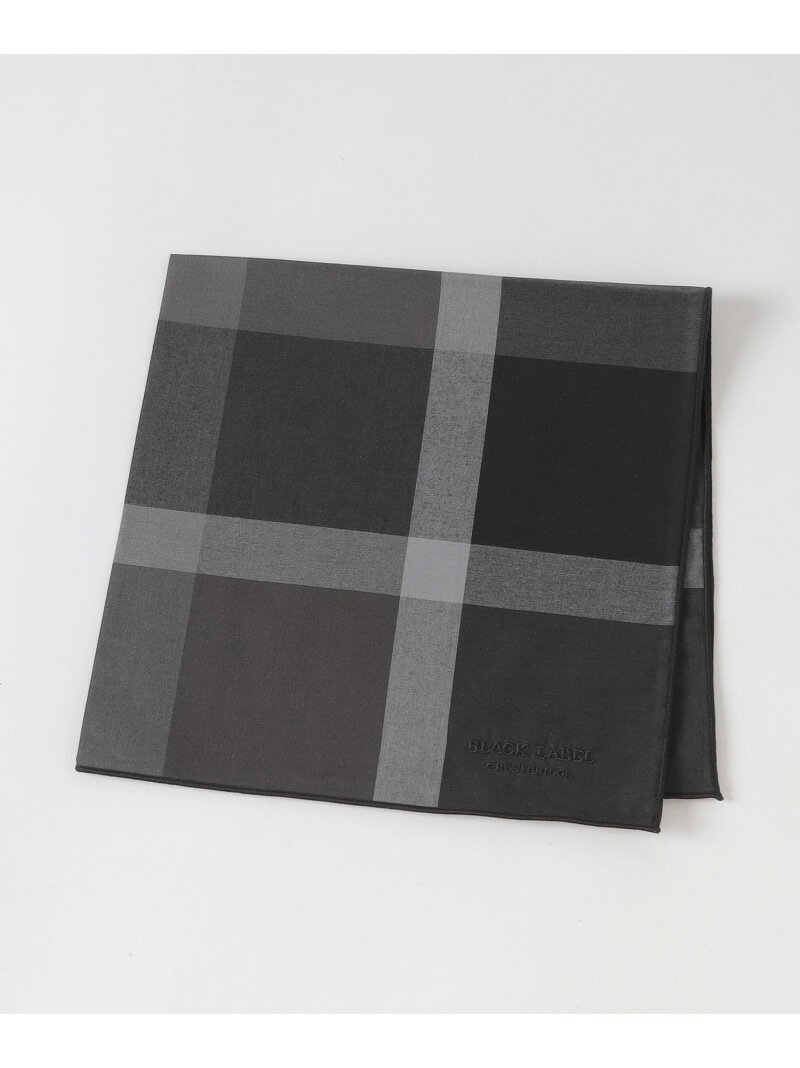 BLACK LABEL CRESTBRIDGE クレストブリッジチェックハンカチーフ ブルーレーベル / ブラックレーベル・クレストブリッジ ファッション雑貨 ハンカチ・ハンドタオル ブラウン ベージュ ネイビー レッド ブラック