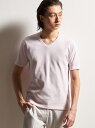 【SALE/50%OFF】HIDEAWAYS NICOLE ブロックリンクスVネック半袖プルオーバー ニコル トップス その他のトップス グレー ホワイト ピン...