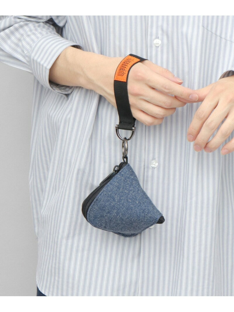 UNIVERSAL OVERALL ユニバーサルオーバーオール ミニポーチ デニム ピラミッド型 ポーチ ミニバッグ エ..