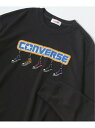 【SALE/3%OFF】CONVERSE CONVERSE コンバース シューズ 刺繍 ブランド ロゴ オーバーサイズ クルーネック スウェット レディース メンズ トレーナー マルカワ トップス スウェット・トレーナー グリーン ホワイト ブラック グレー【RBA_E】