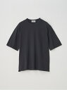 JOHN SMEDLEY ウェルトヘム半袖コットンニットTシャツ | S4676 | 30G ジョンスメドレー トップス ニット ブラック【送料無料】
