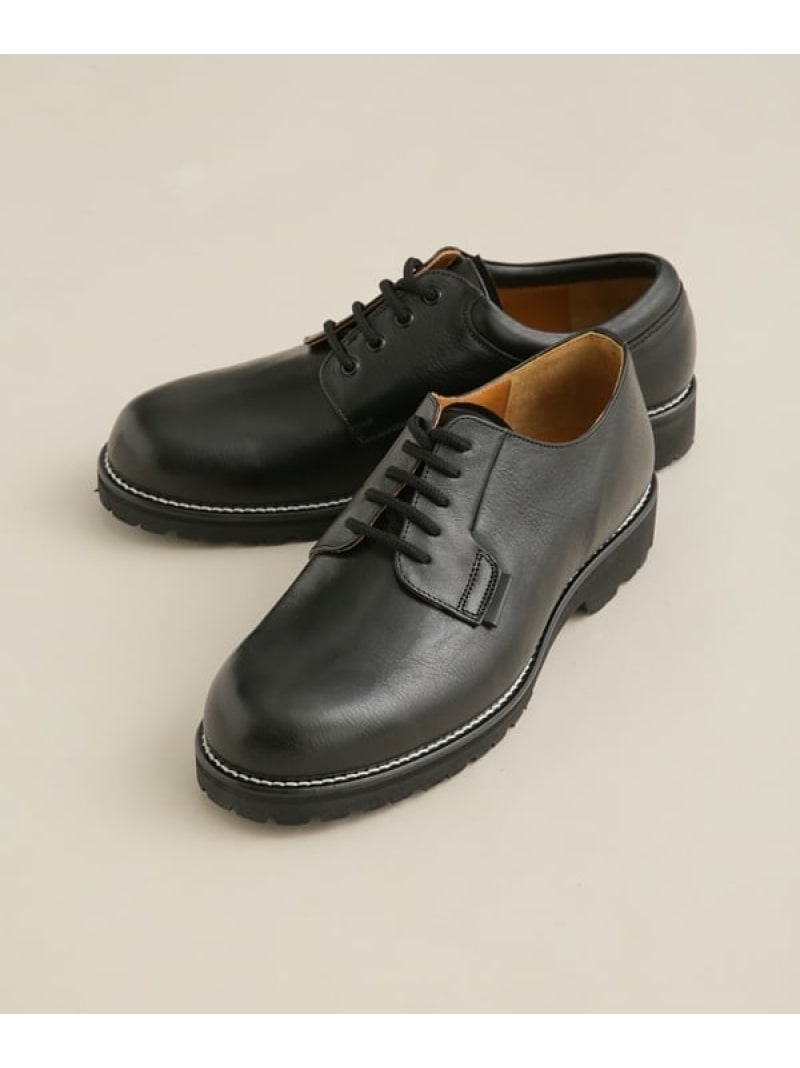 NANO universe Asymmetric Postman Shoes ナノユニバース シューズ・靴 その他のシューズ・靴 ブラック【送料無料】