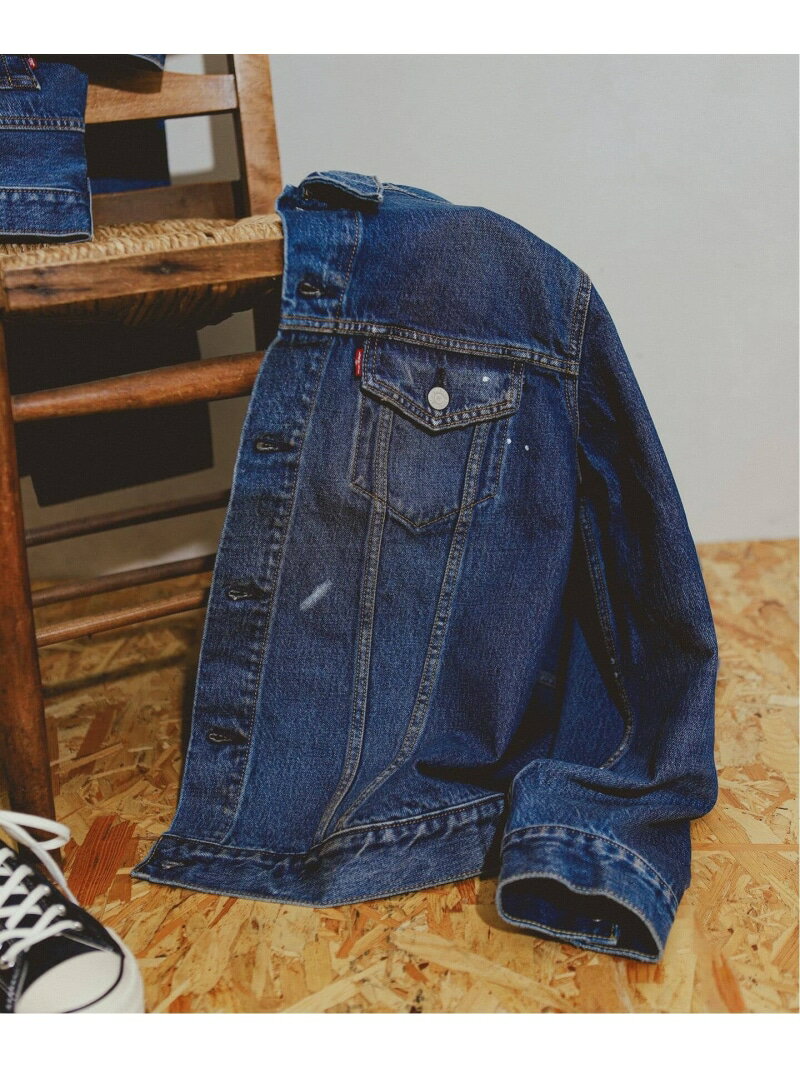 JOURNAL STANDARD relume LEVI'S(R) / リーバイス(R) 別注 TYPE III TRUCKER JACKET Selvedge INDIGO ジャーナル スタンダード レリューム ジャケット・アウター デニムジャケット ネイビー【送料無料】