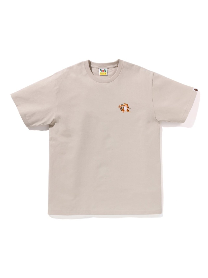 A BATHING APE TIGER ONE POINT TEE ア ベイシング エイプ トップス カットソー・Tシャツ グレー ベージュ ブラック ホワイト【送料無料】のサムネイル