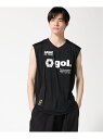 gol. (U)スレイクールN.Sシャツ<レイ> ゴル トップス ノースリーブ・タンクトップ ブラック ホワイト【送料無料】