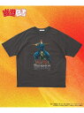 FREAK'S STORE アニメ『幽☆遊☆白書』 別注 リラックスフィット ピグメント クルーネック プリントTシャツ / 浦飯幽助 桑原和真 【限定展開】 フリークスストア トップス カットソー・Tシャツ ブラック【送料無料】